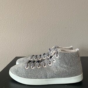 Allbirds Wool Piper Mids Mens Size 9 Cream High Athletic Running Shoes Sneaker‎